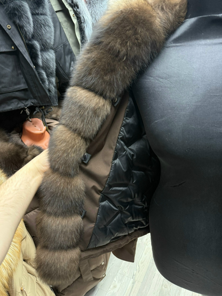 Купить Куртка женская коричневая оптом Садовод Интернет-каталог Садовод интернет-каталог