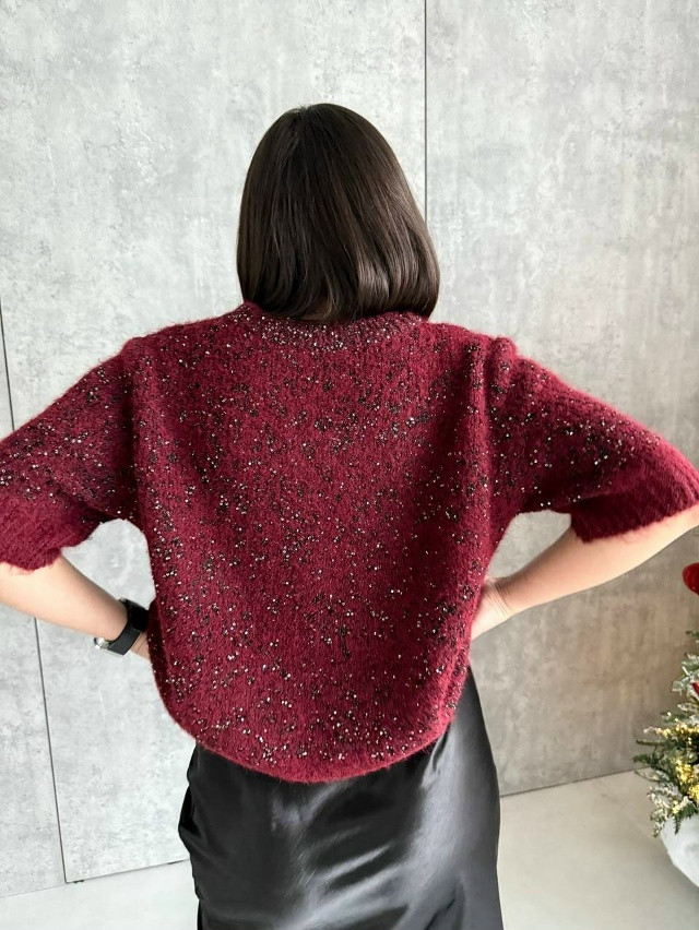 Купить Женская кофта бордовая оптом Садовод Интернет-каталог Садовод интернет-каталог