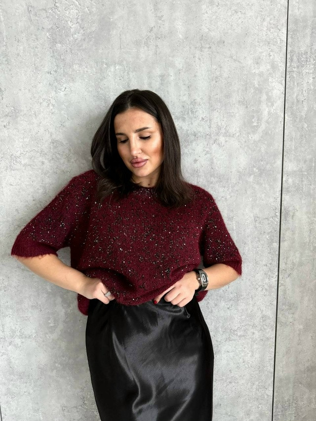 Купить Женская кофта бордовая оптом Садовод Интернет-каталог Садовод интернет-каталог