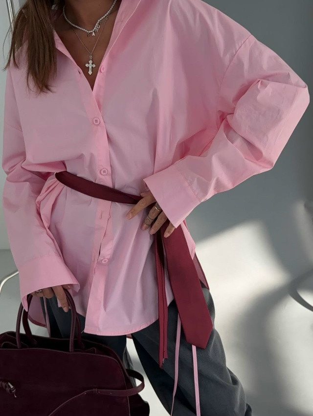 Купить Женская рубашка розовая оптом Садовод Интернет-каталог Садовод интернет-каталог