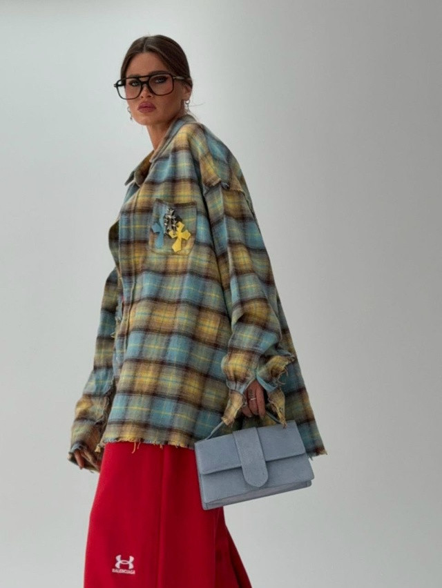 Купить Женская рубашка голубая оптом Садовод Интернет-каталог Садовод интернет-каталог