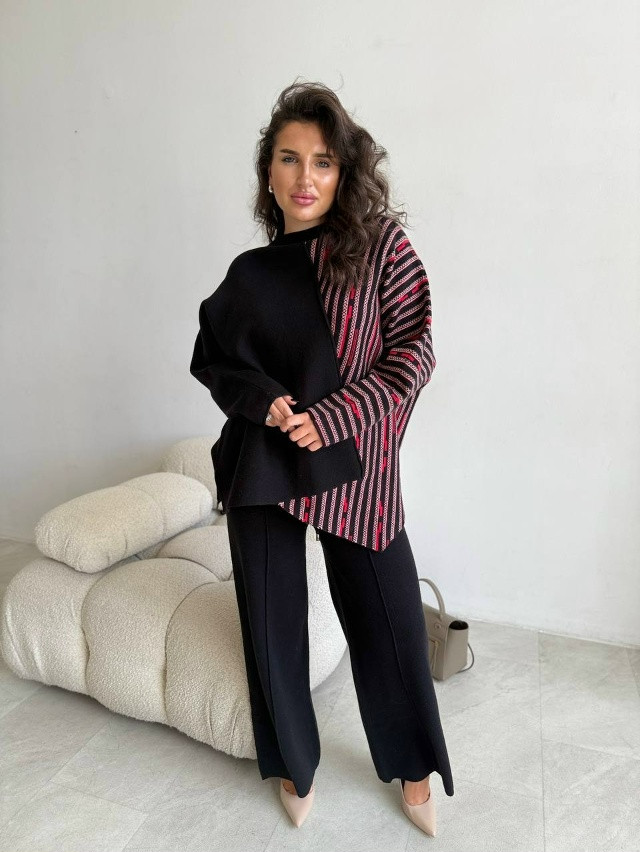 Купить Женский костюм черный оптом Садовод Интернет-каталог Садовод интернет-каталог