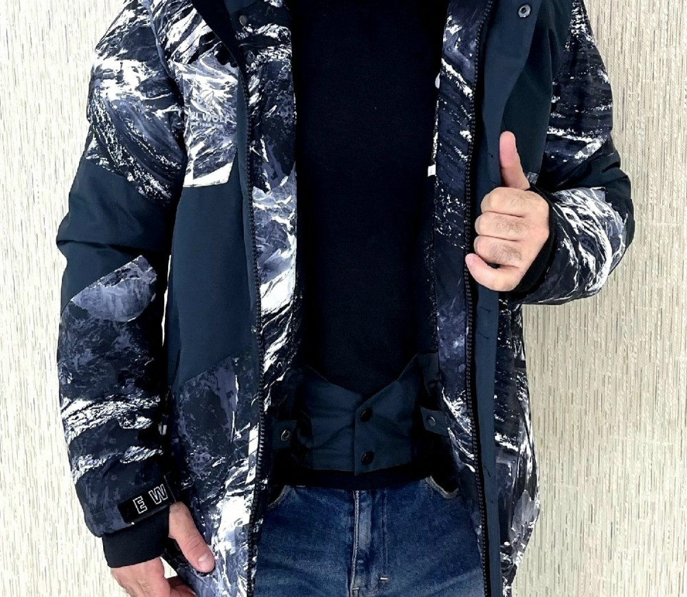 Купить Куртка мужская синяя оптом Садовод Интернет-каталог Садовод интернет-каталог