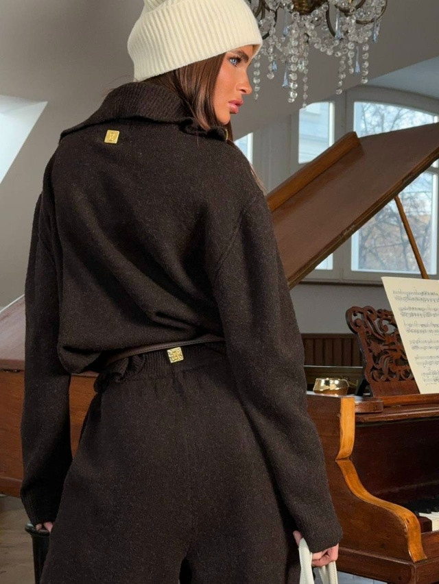 Купить Женский костюм коричневый оптом Садовод Интернет-каталог Садовод интернет-каталог