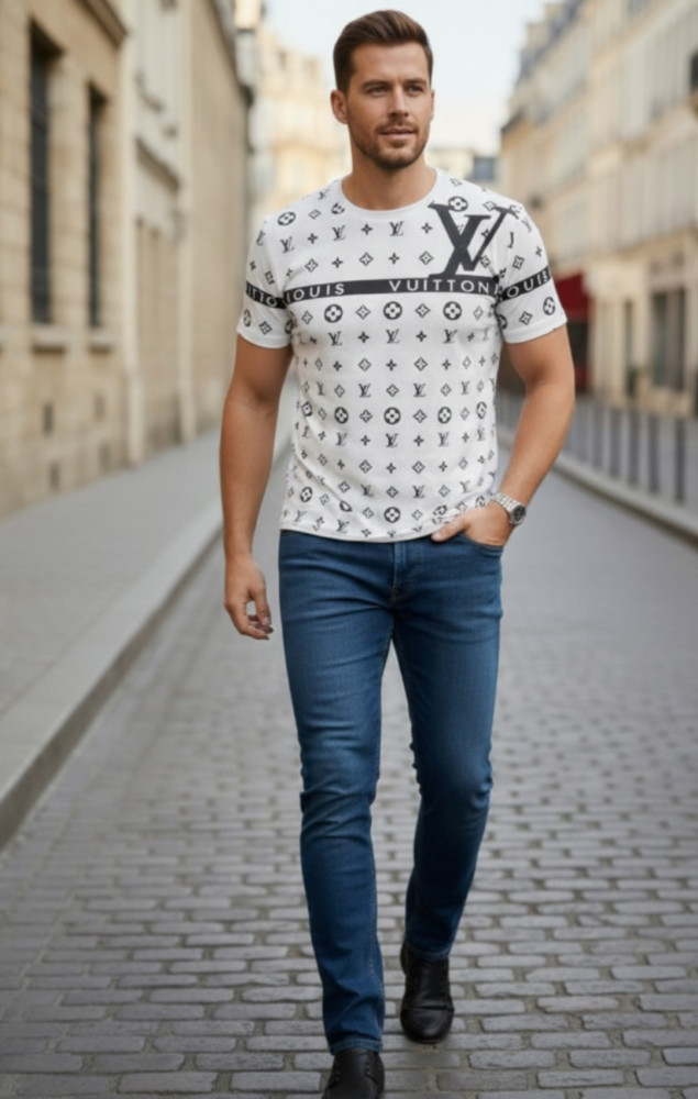 Купить Мужская футболка белая оптом Садовод Интернет-каталог Садовод интернет-каталог