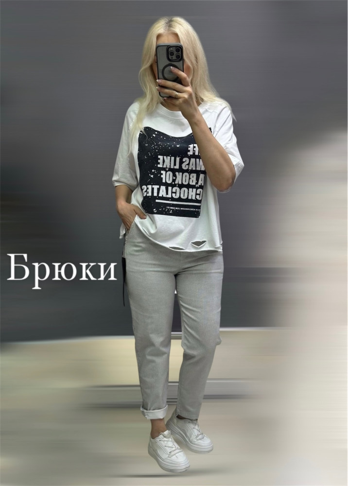 Купить Женские брюки серые оптом Садовод Интернет-каталог Садовод интернет-каталог
