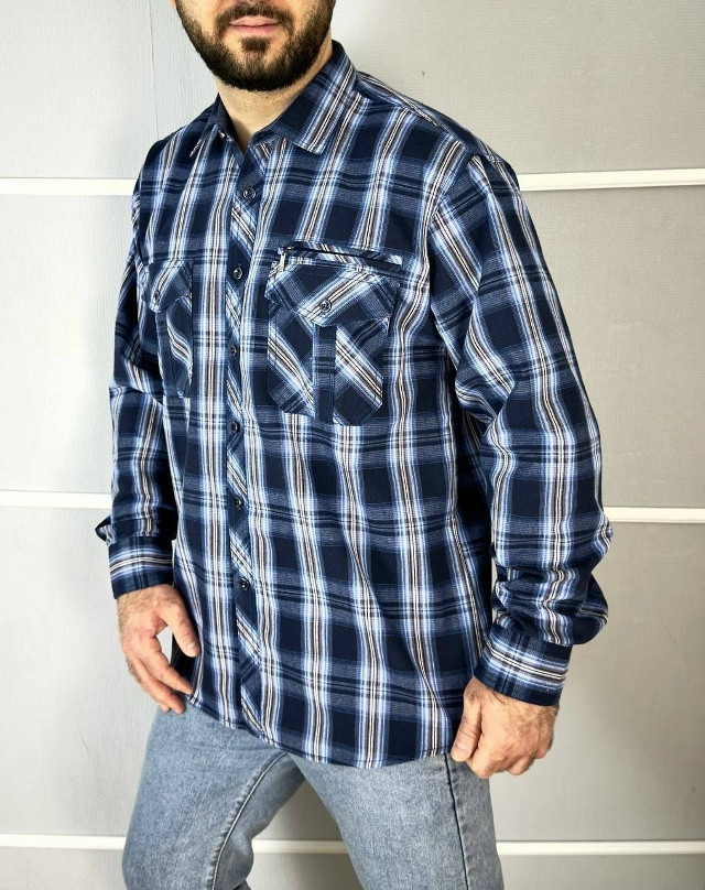 Купить Мужская рубашка синяя оптом Садовод Интернет-каталог Садовод интернет-каталог