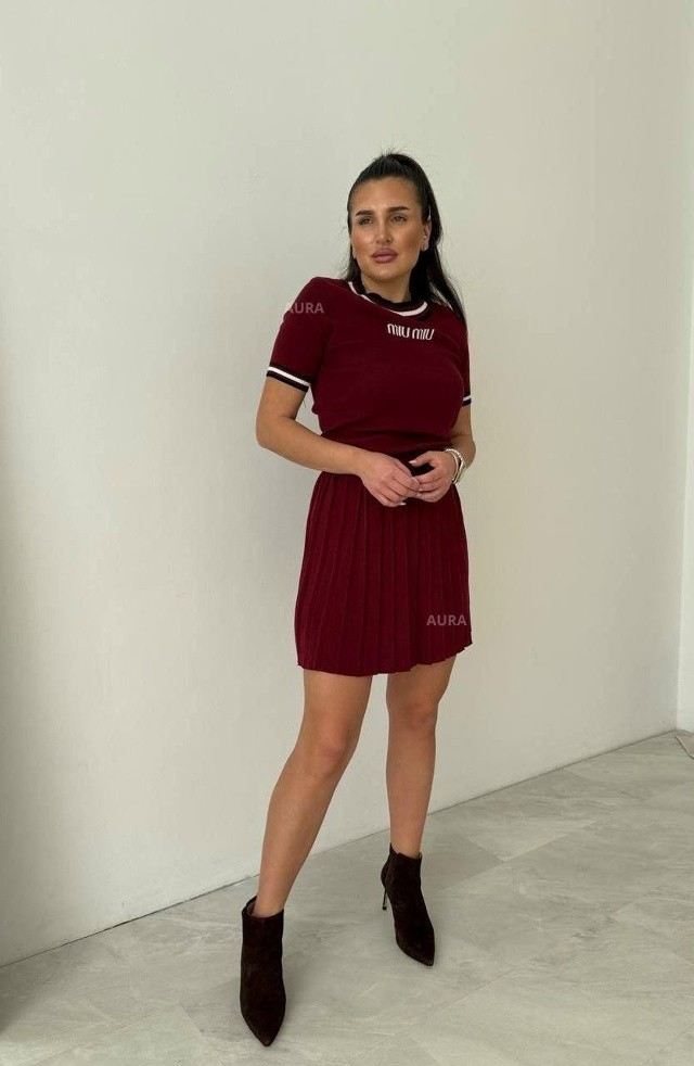 Купить Женский костюм бордовый оптом Садовод Интернет-каталог Садовод интернет-каталог