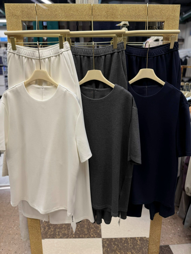 Купить Женский костюм серый оптом Садовод Интернет-каталог Садовод интернет-каталог