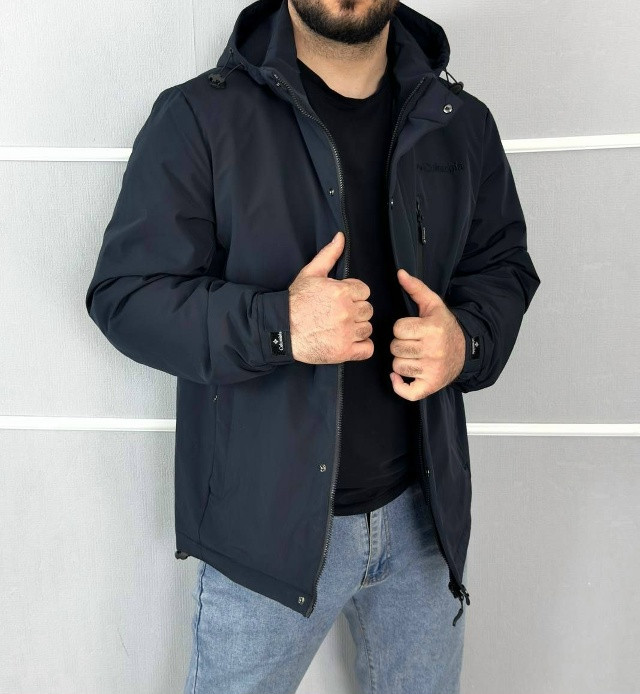 Купить Куртка мужская синяя оптом Садовод Интернет-каталог Садовод интернет-каталог