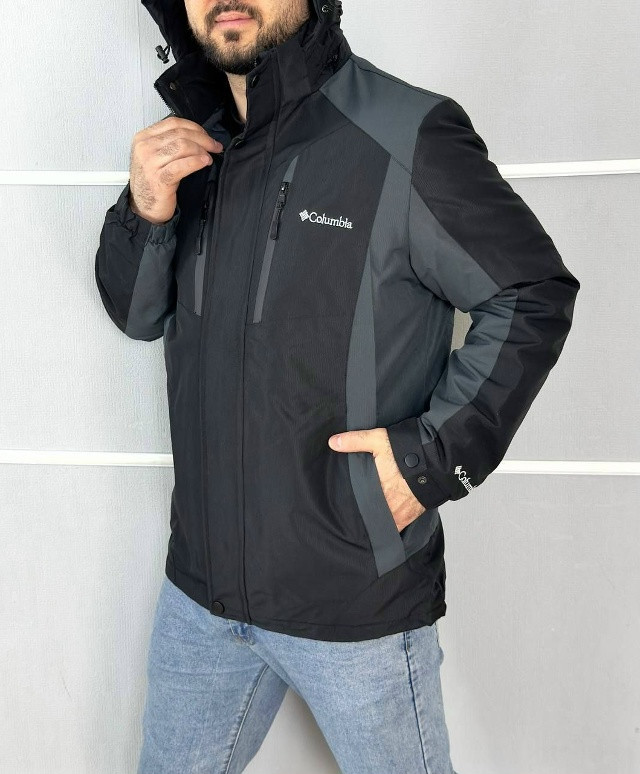 Купить Куртка мужская темно-серая оптом Садовод Интернет-каталог Садовод интернет-каталог