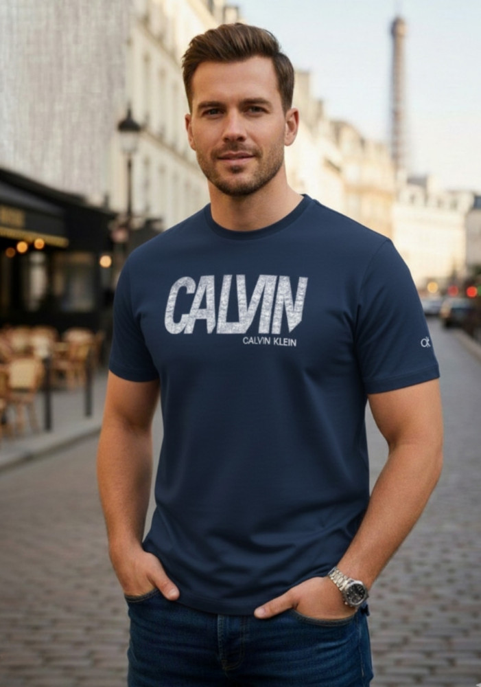 Купить Мужская футболка синяя оптом Садовод Интернет-каталог Садовод интернет-каталог