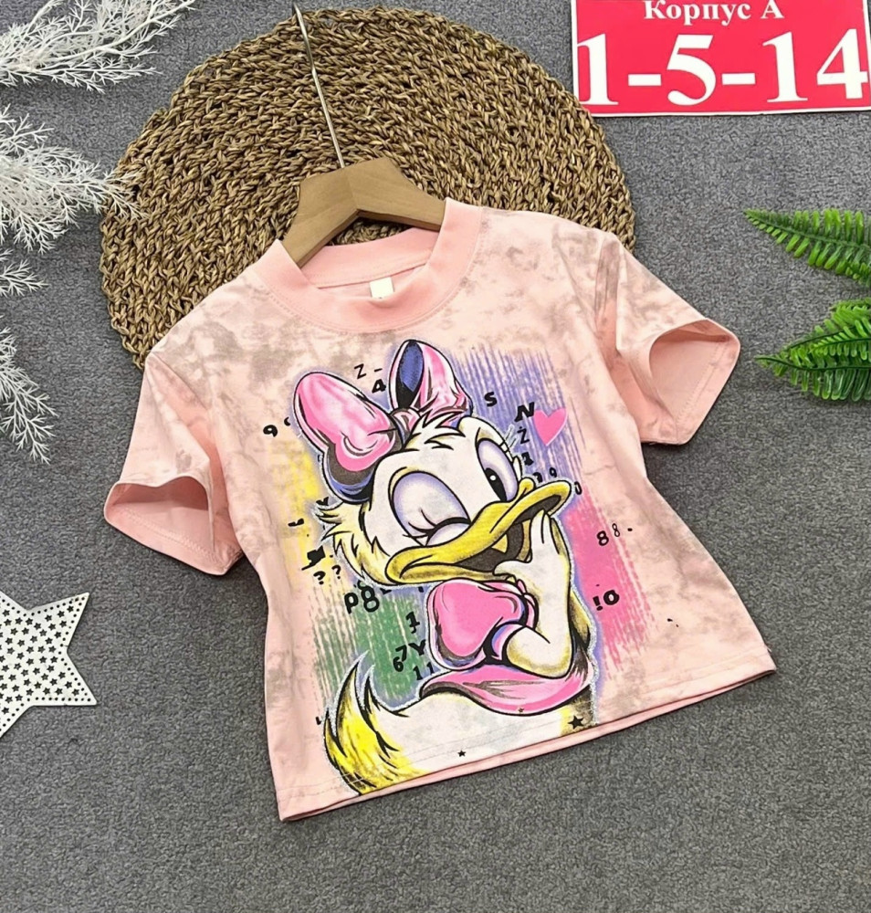 Купить Детская футболка розовая оптом Садовод Интернет-каталог Садовод интернет-каталог