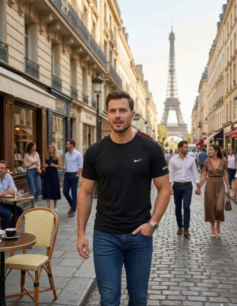 Купить Мужская футболка черная оптом Садовод Интернет-каталог Садовод интернет-каталог