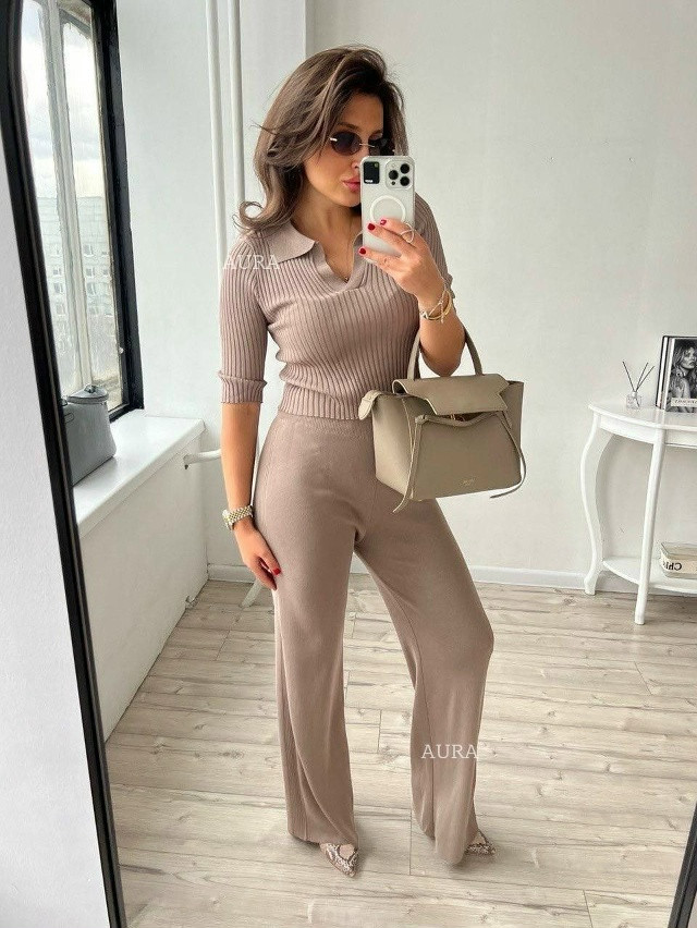 Купить Трикотажный брючный костюм оптом Садовод Интернет-каталог Садовод интернет-каталог