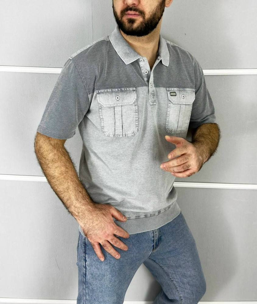 Купить Мужская футболка серая оптом Садовод Интернет-каталог Садовод интернет-каталог