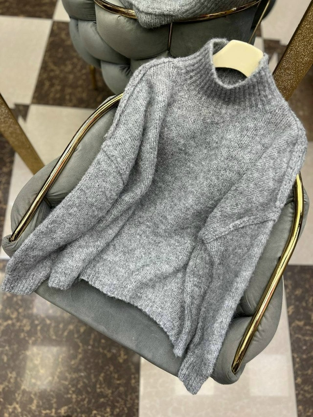 Купить Женская кофта серая оптом Садовод Интернет-каталог Садовод интернет-каталог