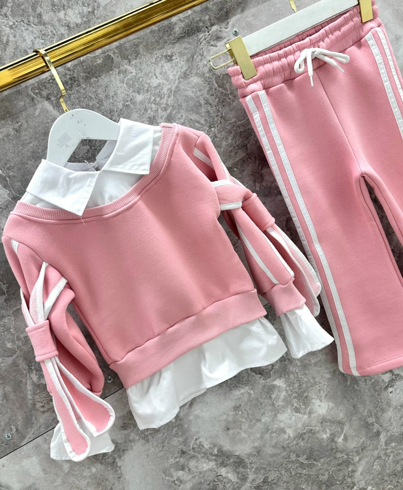 Купить Детский костюм розовый оптом Садовод Интернет-каталог Садовод интернет-каталог