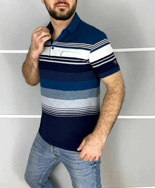 Купить Мужская футболка синяя оптом Садовод Интернет-каталог Садовод интернет-каталог