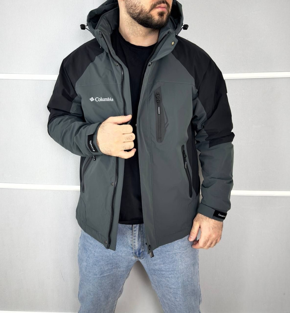 Купить Куртка мужская темно-серая оптом Садовод Интернет-каталог Садовод интернет-каталог