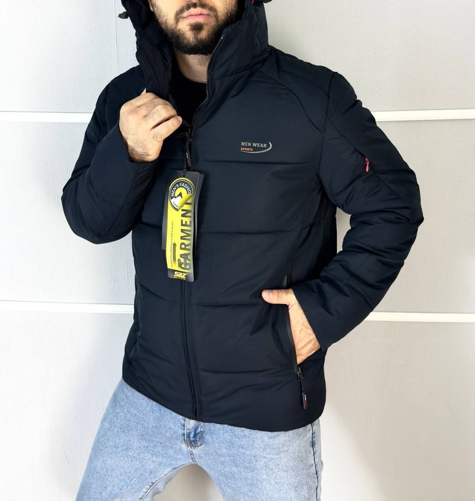 Купить Куртка мужская синяя оптом Садовод Интернет-каталог Садовод интернет-каталог