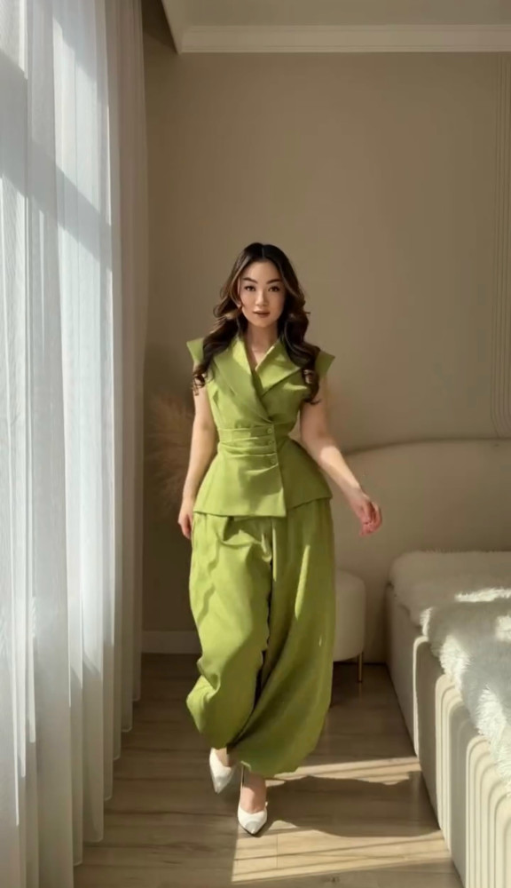 Купить Женский костюм зеленый оптом Садовод Интернет-каталог Садовод интернет-каталог