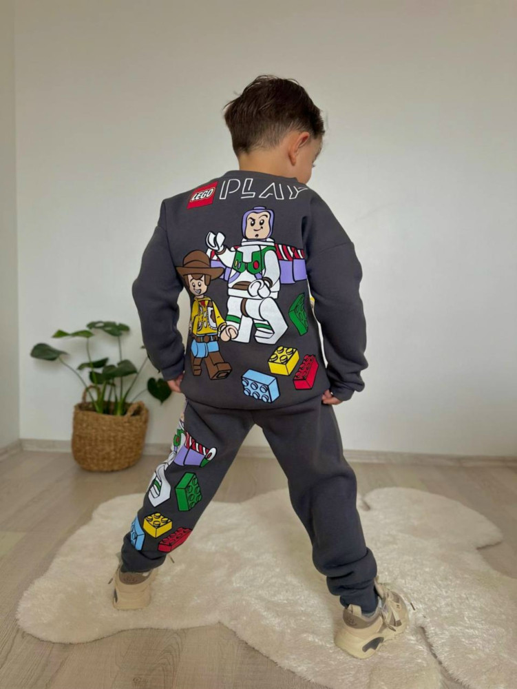 Купить Детский костюм серый оптом Садовод Интернет-каталог Садовод интернет-каталог