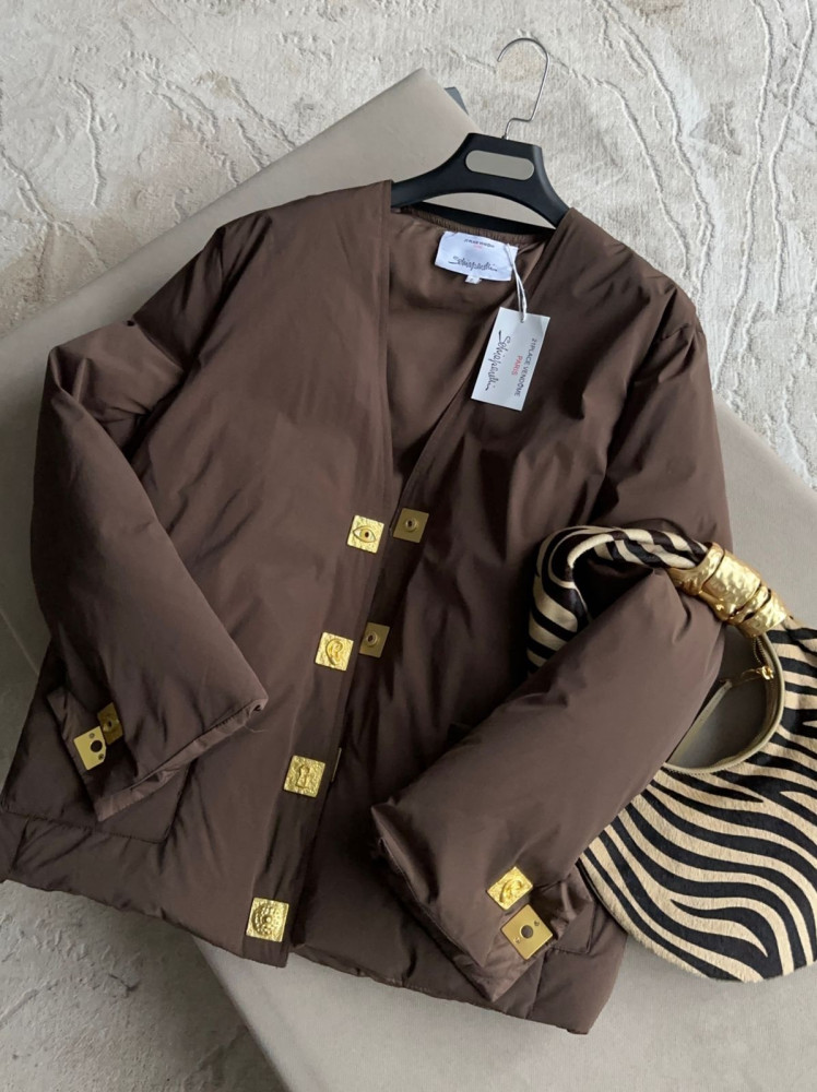 Купить Куртка женская коричневая оптом Садовод Интернет-каталог Садовод интернет-каталог