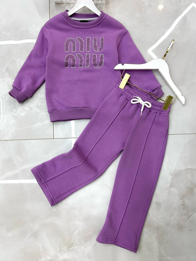 Купить Детский костюм фиолетовый оптом Садовод Интернет-каталог Садовод интернет-каталог