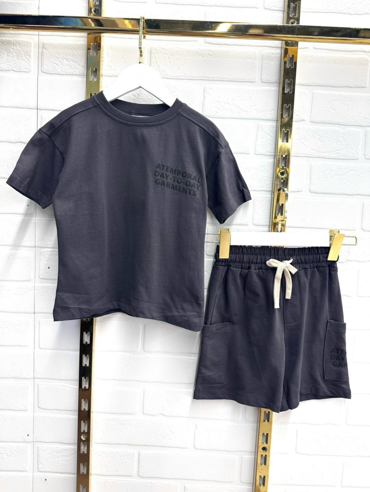 Купить Детский костюм серый оптом Садовод Интернет-каталог Садовод интернет-каталог