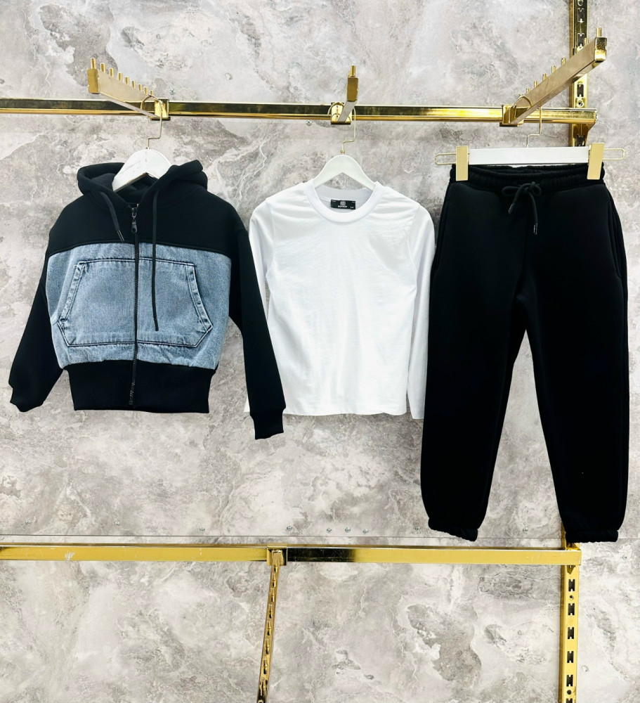 Купить Детский костюм черный оптом Садовод Интернет-каталог Садовод интернет-каталог