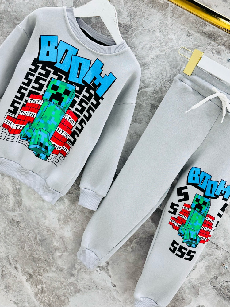 Купить Детский костюм серый оптом Садовод Интернет-каталог Садовод интернет-каталог