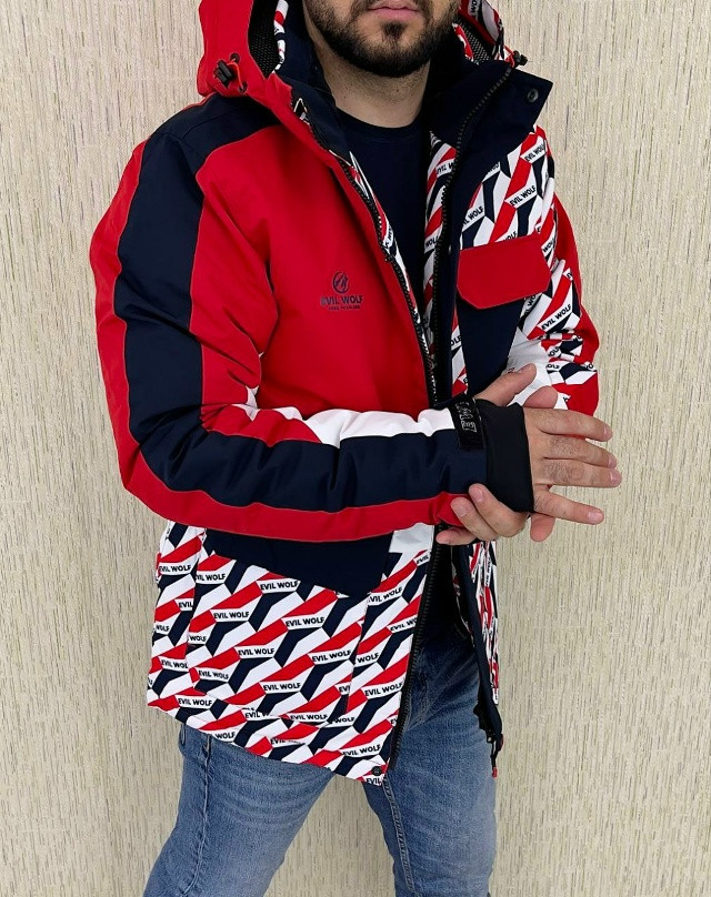 Купить Куртка мужская красная оптом Садовод Интернет-каталог Садовод интернет-каталог