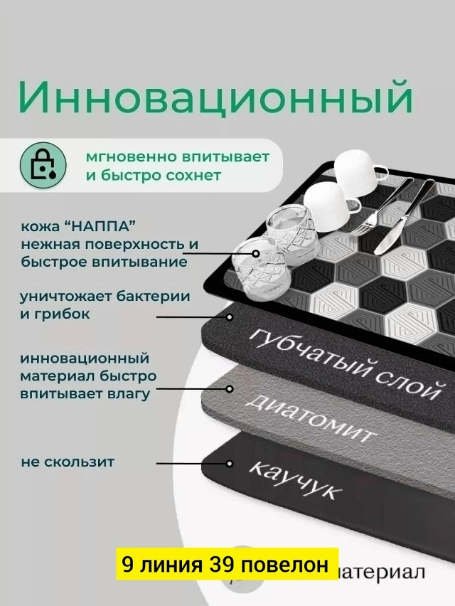 Купить Коврик для сушки посуды оптом Садовод Интернет-каталог Садовод интернет-каталог