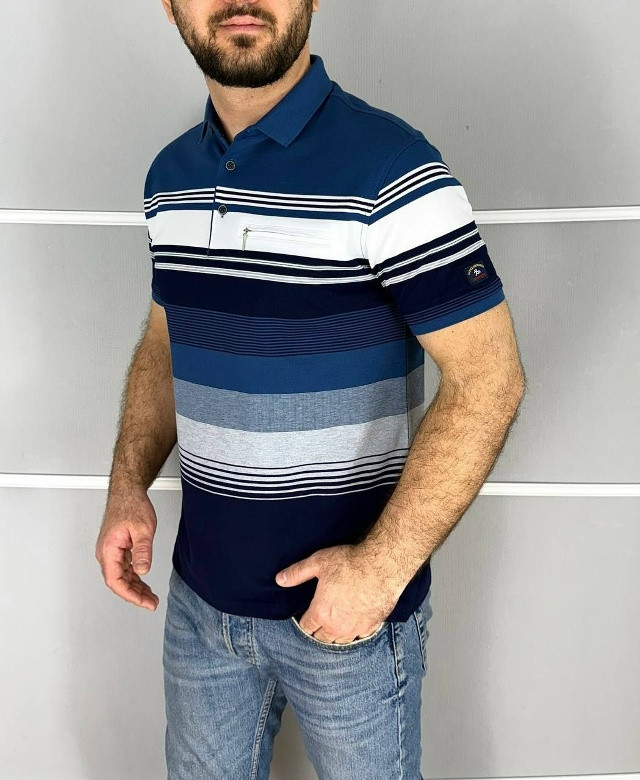 Купить Мужская футболка синяя оптом Садовод Интернет-каталог Садовод интернет-каталог