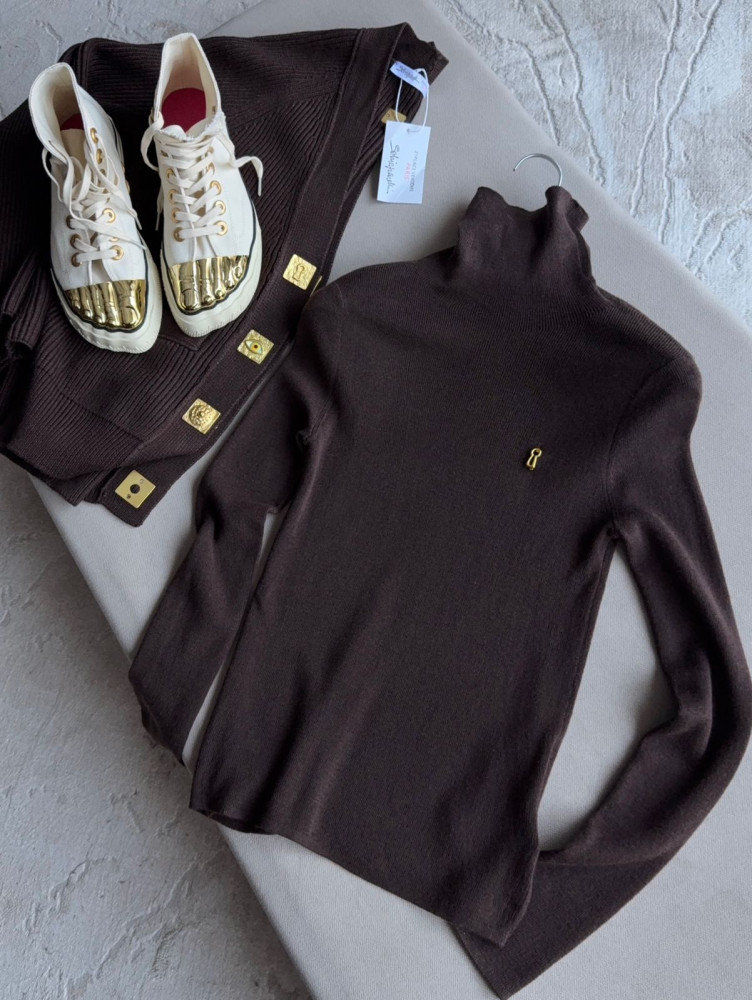 Купить Женская водолазка коричневая оптом Садовод Интернет-каталог Садовод интернет-каталог