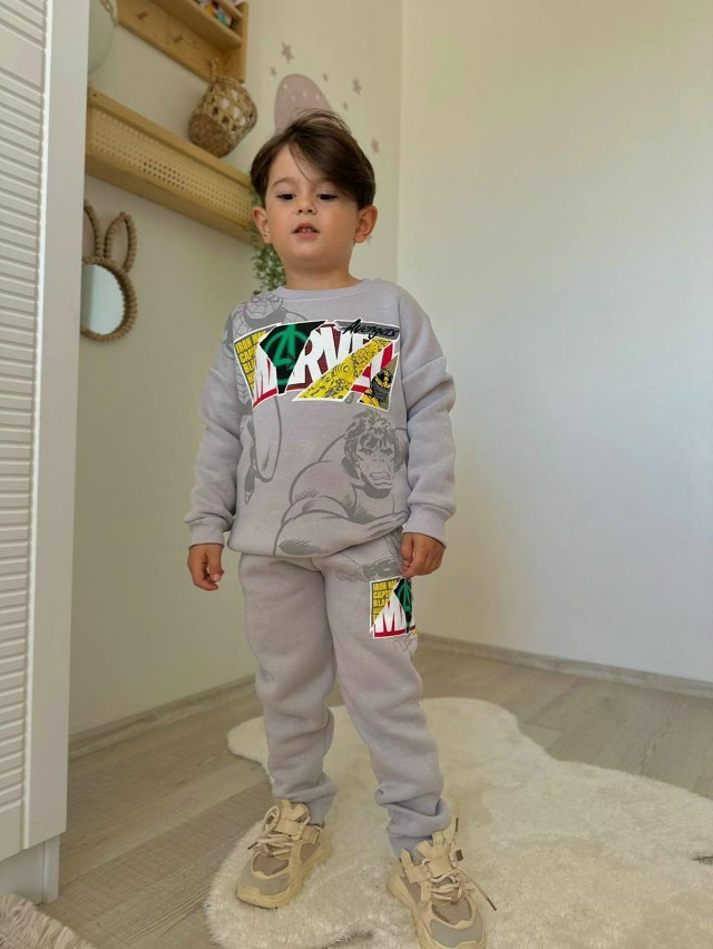 Купить Детский костюм серый оптом Садовод Интернет-каталог Садовод интернет-каталог