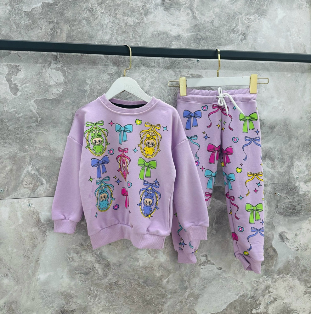 Купить Детский костюм сиреневый оптом Садовод Интернет-каталог Садовод интернет-каталог