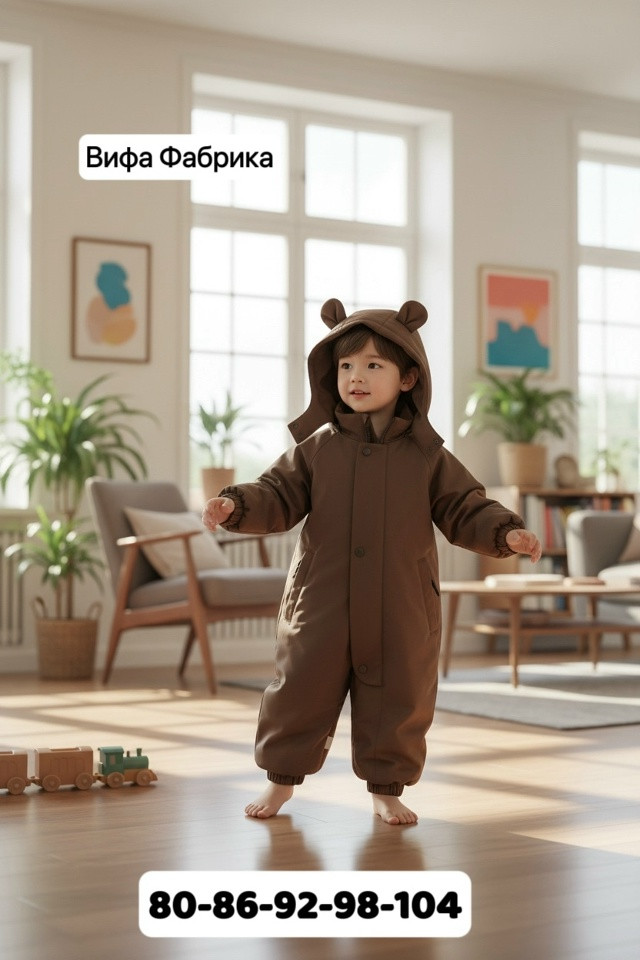 Купить Детский комбинезон коричневый оптом Садовод Интернет-каталог Садовод интернет-каталог