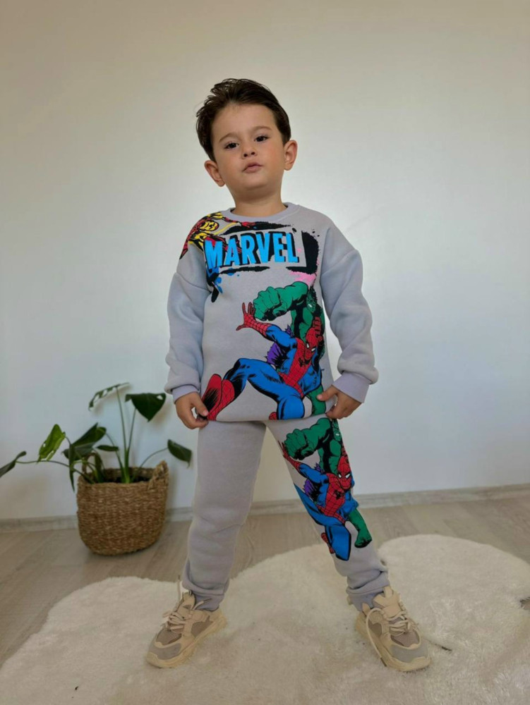 Купить Детский костюм серый оптом Садовод Интернет-каталог Садовод интернет-каталог