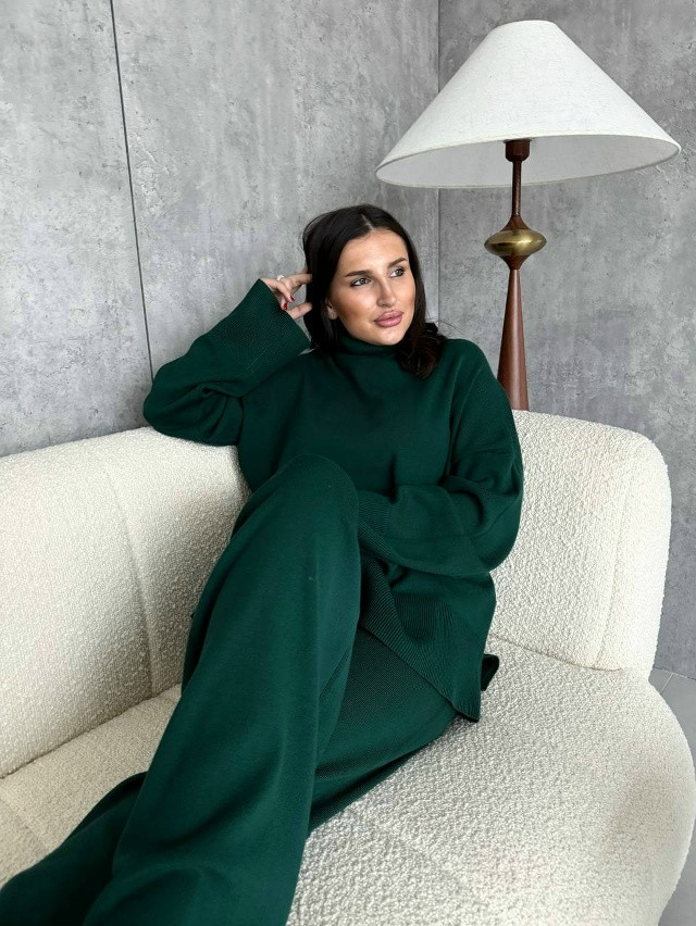 Купить Женский костюм изумрудный оптом Садовод Интернет-каталог Садовод интернет-каталог