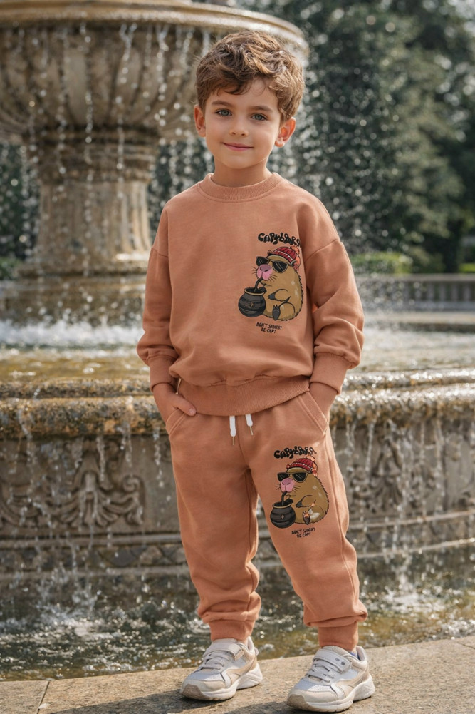 Купить Детский костюм бежевый оптом Садовод Интернет-каталог Садовод интернет-каталог