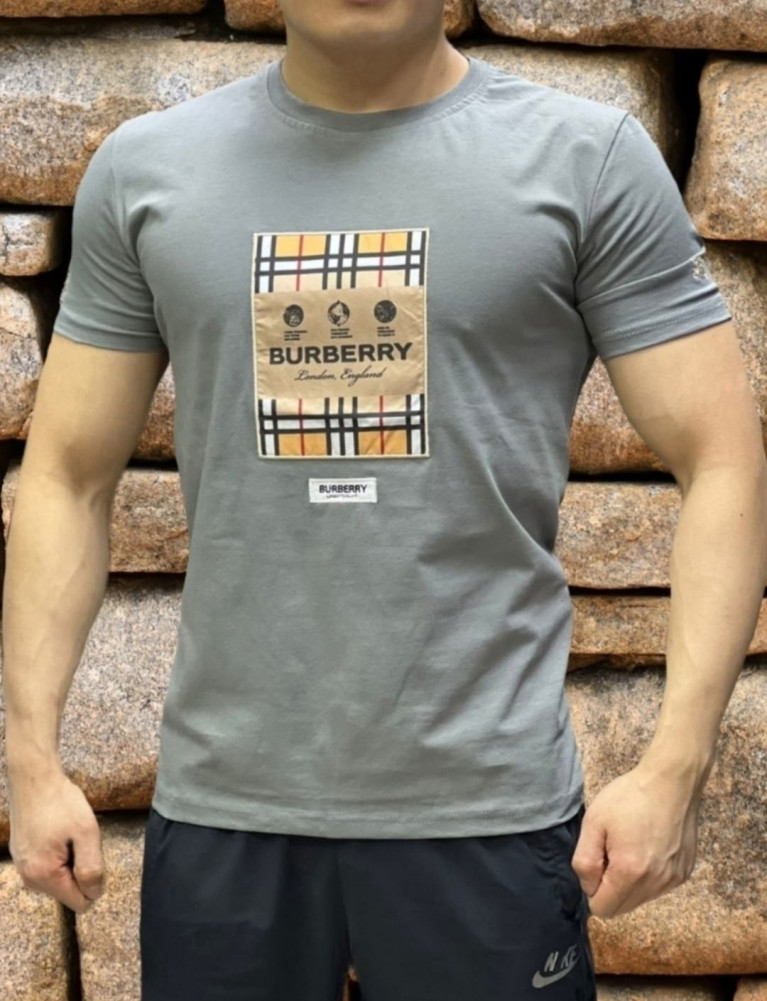 Купить Мужская футболка серая оптом Садовод Интернет-каталог Садовод интернет-каталог