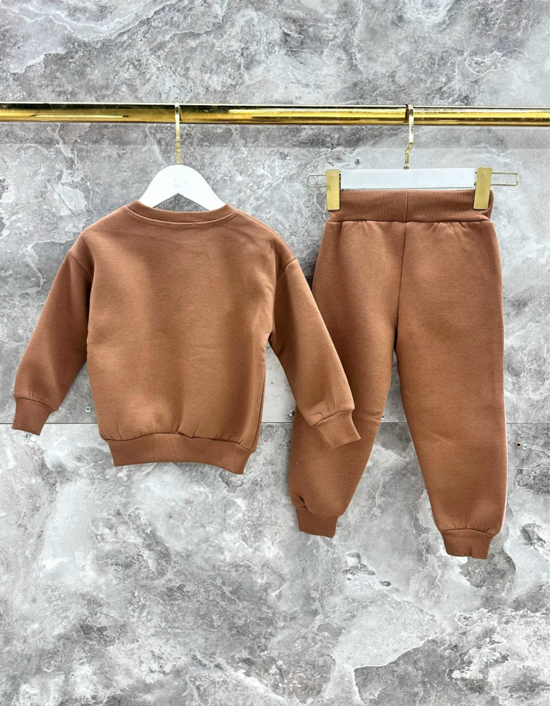 Купить Детский костюм коричневый оптом Садовод Интернет-каталог Садовод интернет-каталог