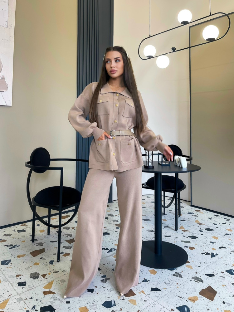 Купить Женский костюм бежевый оптом Садовод Интернет-каталог Садовод интернет-каталог