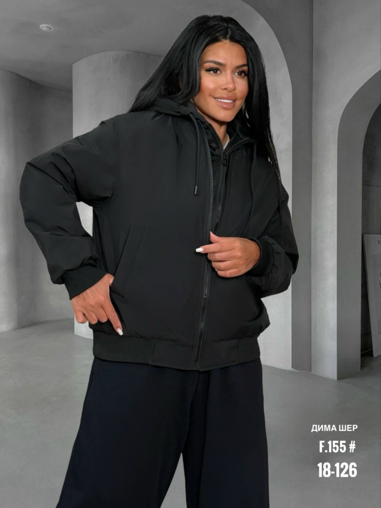 Купить Куртка женская черная оптом Садовод Интернет-каталог Садовод интернет-каталог