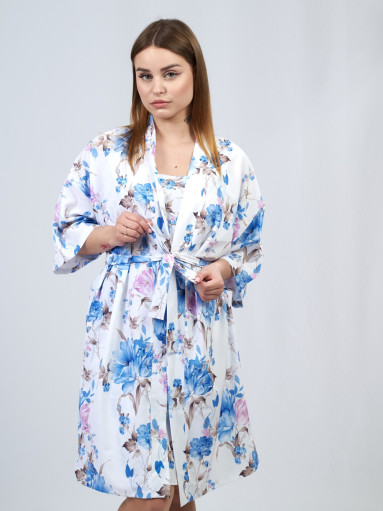 Комплект домашний Юлия (халат + ночная сорочка) САДОВОД БАЗА