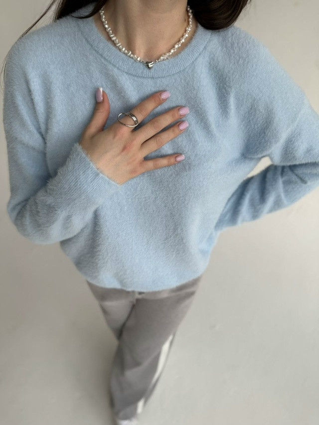 Купить Джемпер голубой оптом Садовод Интернет-каталог Садовод интернет-каталог