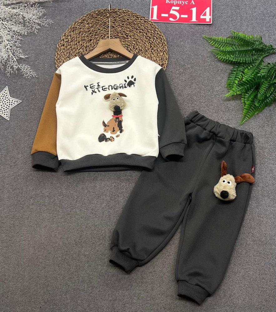 Купить Детский костюм серый оптом Садовод Интернет-каталог Садовод интернет-каталог