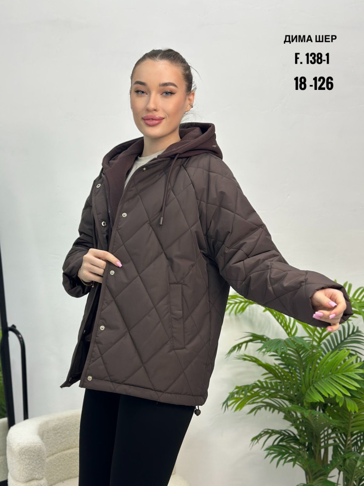 Купить Куртка женская коричневая оптом Садовод Интернет-каталог Садовод интернет-каталог
